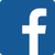 Blue Facebook logo with a white lowercase “f”