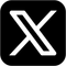 White X logo on a black rounded-square background