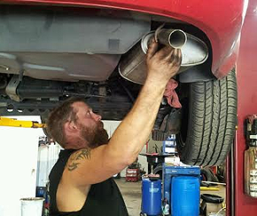 Muffler exhaust store repair