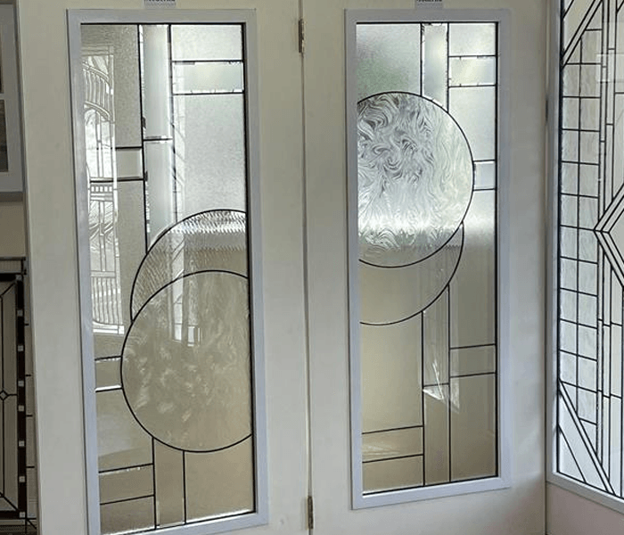 Glass door
