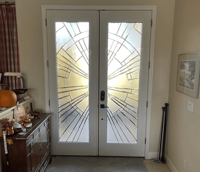 Entry door inserts