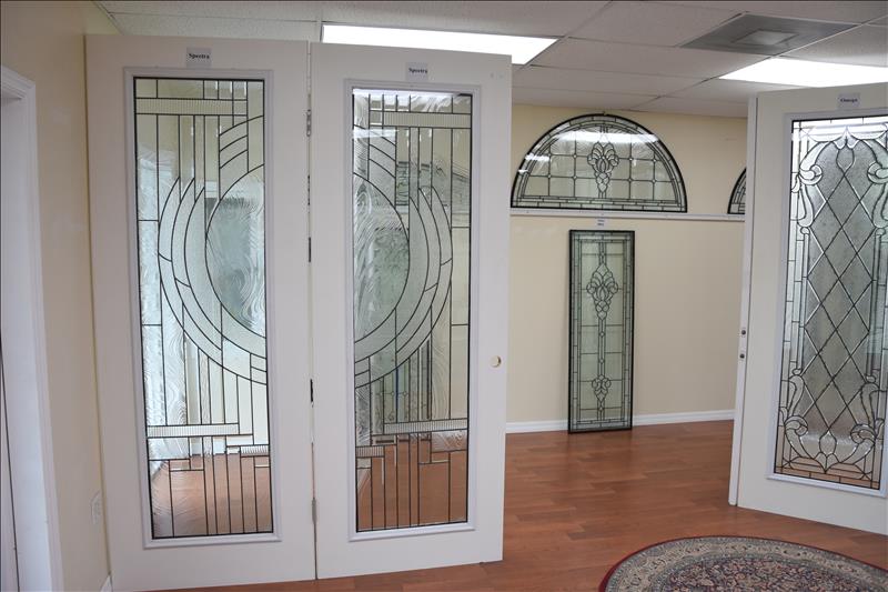 Glass door inserts