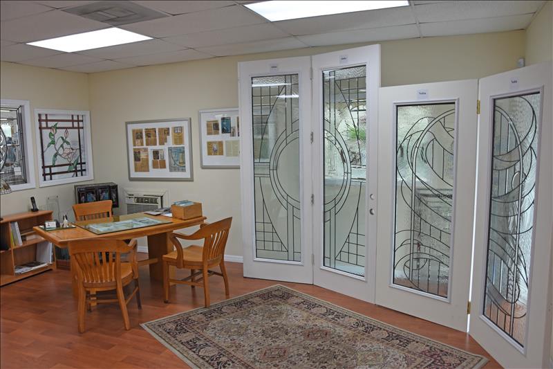 Glass door inserts