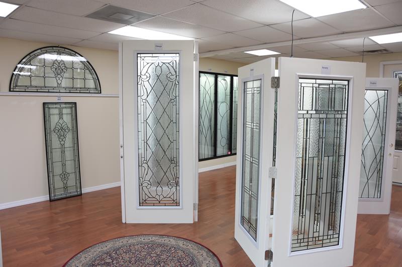 Glass door inserts sample