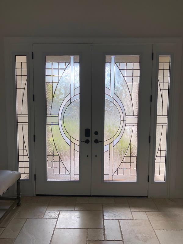 Home glass door inserts