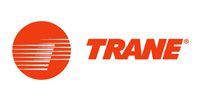 The red, stylized Trane logo featuring a circular icon with horizontal lines next to the brand name.