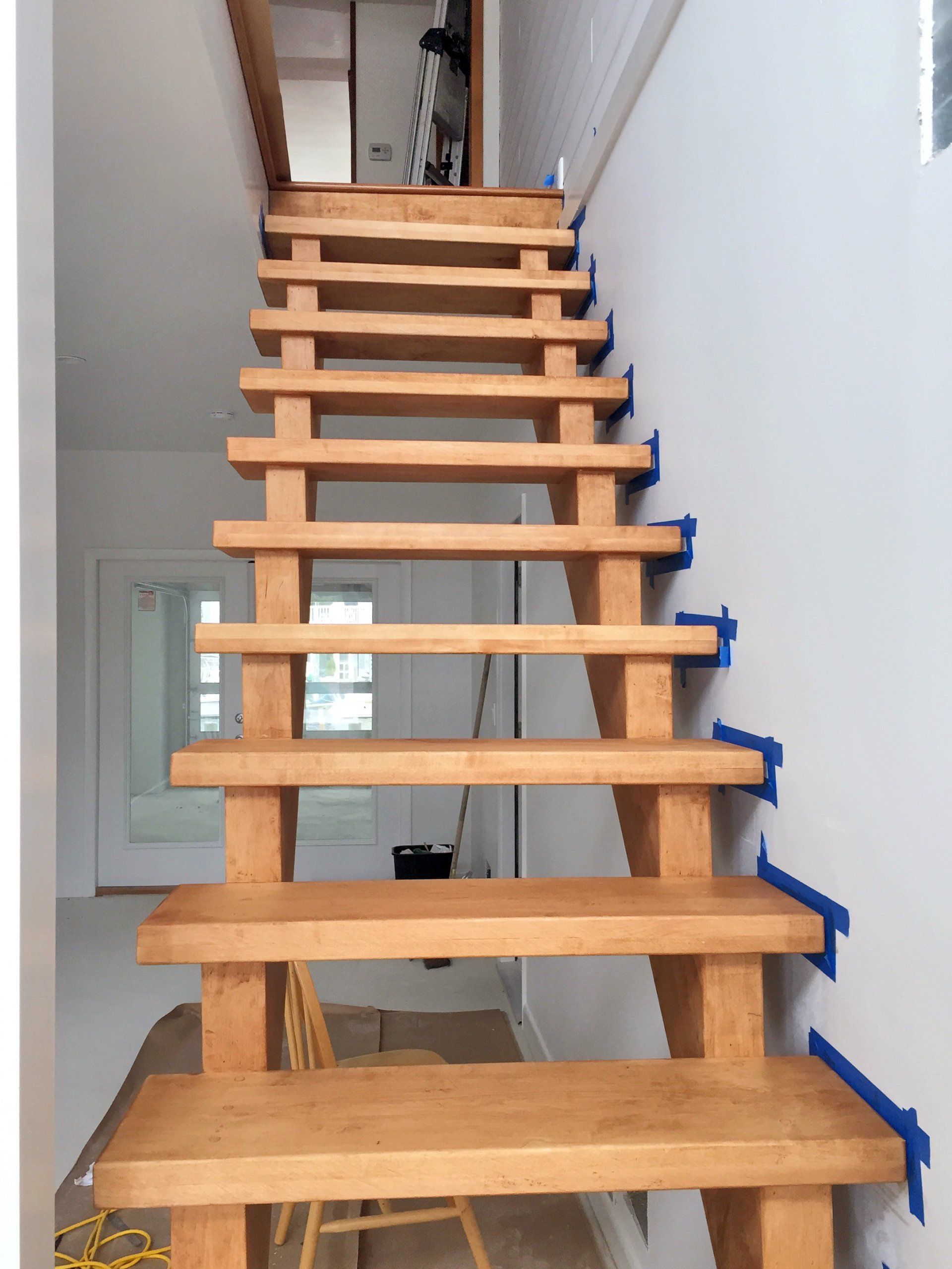 Wood stairs