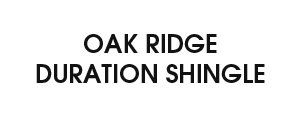 Oak Ridge duration shingle