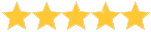 Five gold stars rated