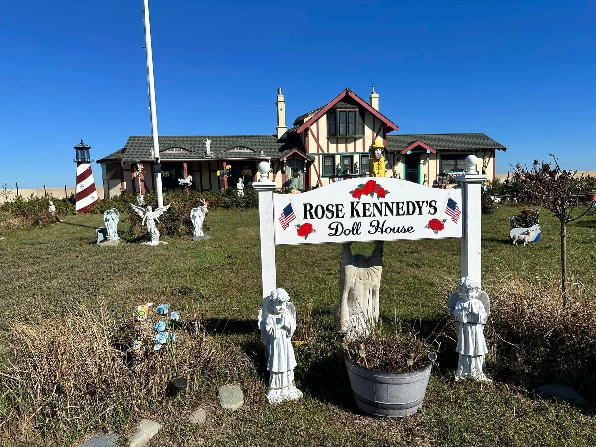 house front with signage