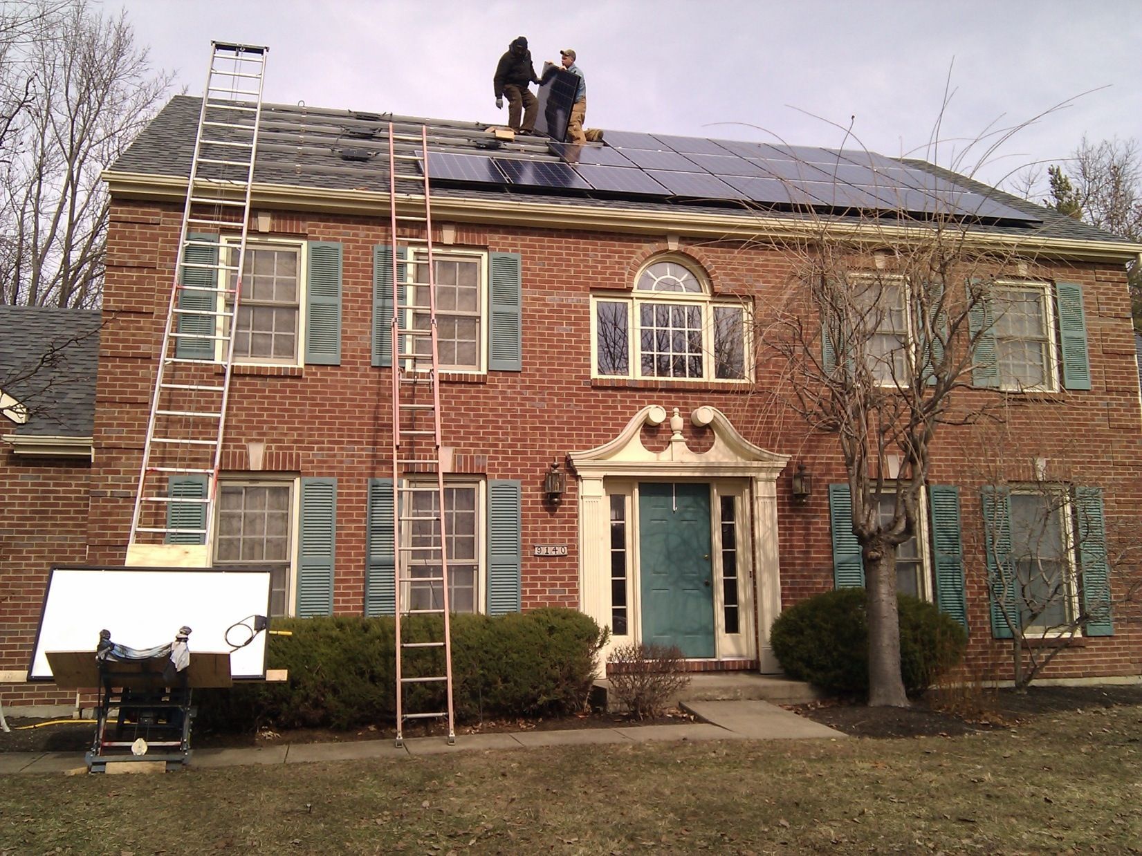 Residential solar installation