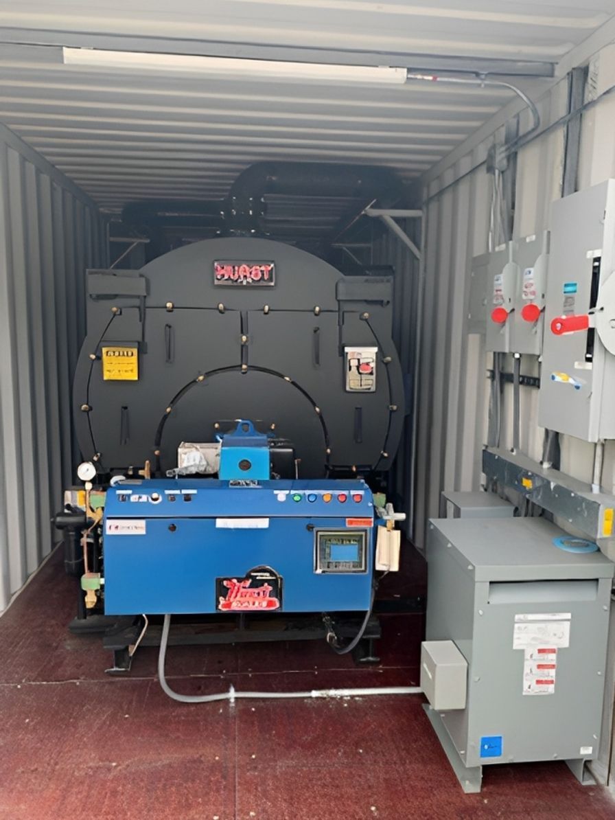 100 HP HW Hurst Modular Boiler Plant