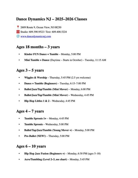 Summer Tumbling Tuesdays - Gone us! Sign up here.https://dancestudio-pro.com/online/index.php?account_id=2082