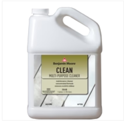 A bottle of clean multi-purpose cleaner by benjamin moore
