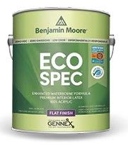 Benjamin moore eco spec is a premium interior latex paint.