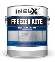 A can of inslx freezer kote high gloss enamel paint.