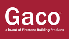 The gaco logo is a brand of firestone building products.