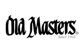 A black and white logo for old masters since 1953.