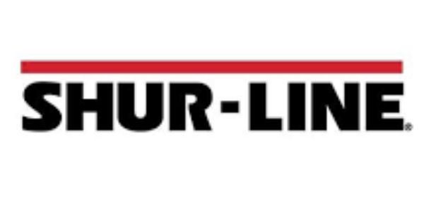 A shur line logo is shown on a white background