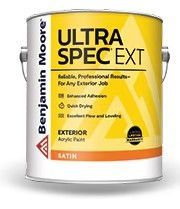 Benjamin moore ultra spec ext exterior acrylic paint satin