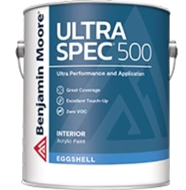 A can of benjamin moore ultra spec 500 interior acrylic paint