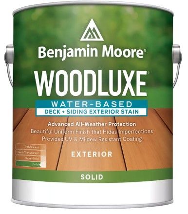 Benjamin moore woodluxe water based deck siding exterior stain