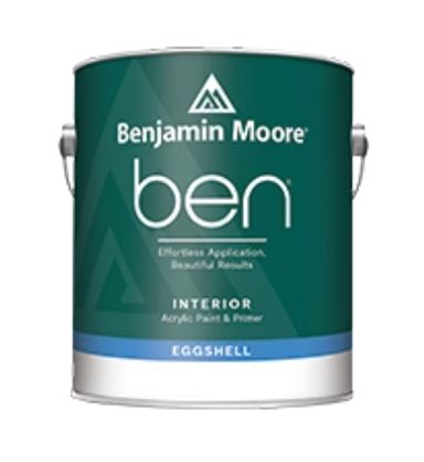 A can of benjamin moore ben interior paint