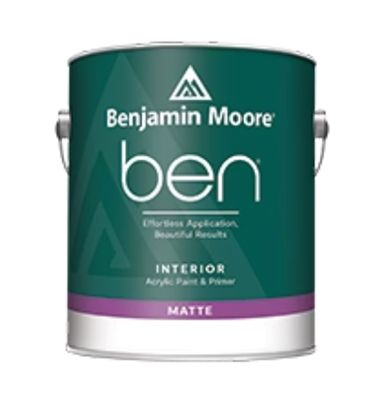 A can of benjamin moore ben interior paint