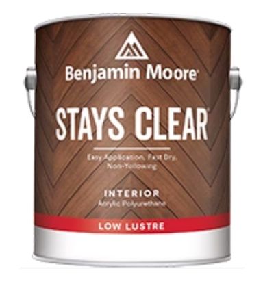 A can of benjamin moore stays clear interior low lustre
