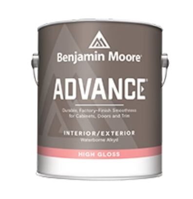 A can of benjamin moore advance high gloss paint