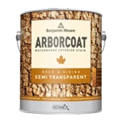 A can of benjamin moore arborcoat semi transparent