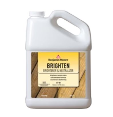 A gallon of benjamin moore brighten brightener and neutralizer