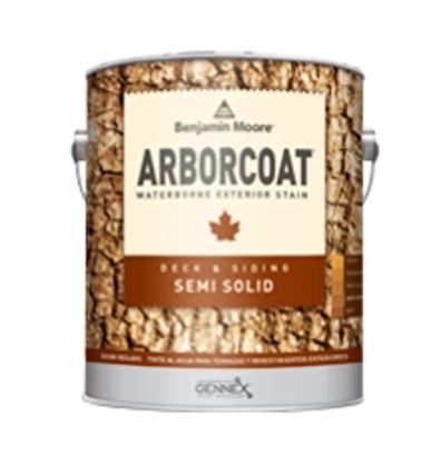 A can of benjamin moore arborcoat semi solid