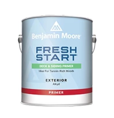 A can of benjamin moore fresh start exterior primer