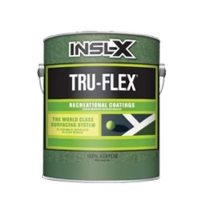 A can of inslx tru-flex recreational coatings