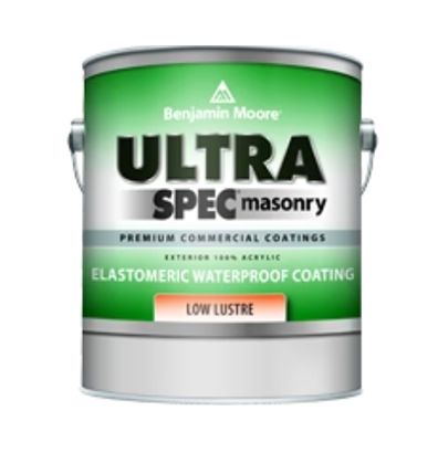 A can of benjamin moore ultra spec masonry paint