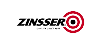 A black and red logo for zinsser quality since 1849