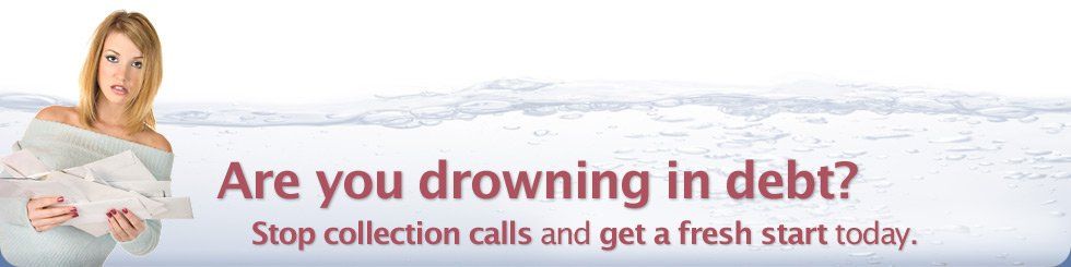 Are you drowning in debt? Stop collection calls and get a fresh start today.