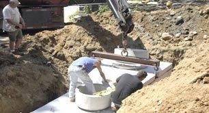Septic tank repairing