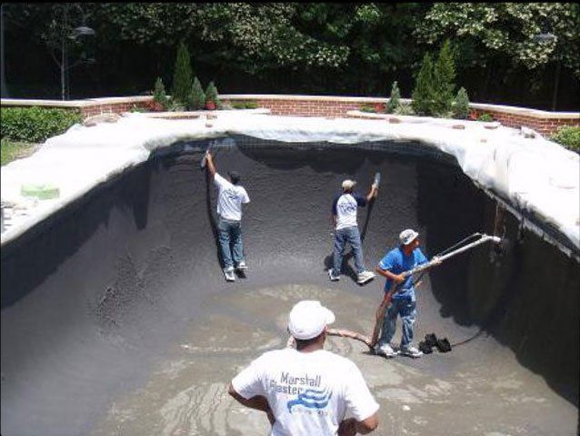 Pool plastering