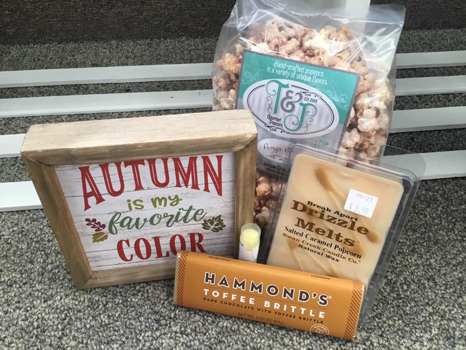 Popcorn and chocolate