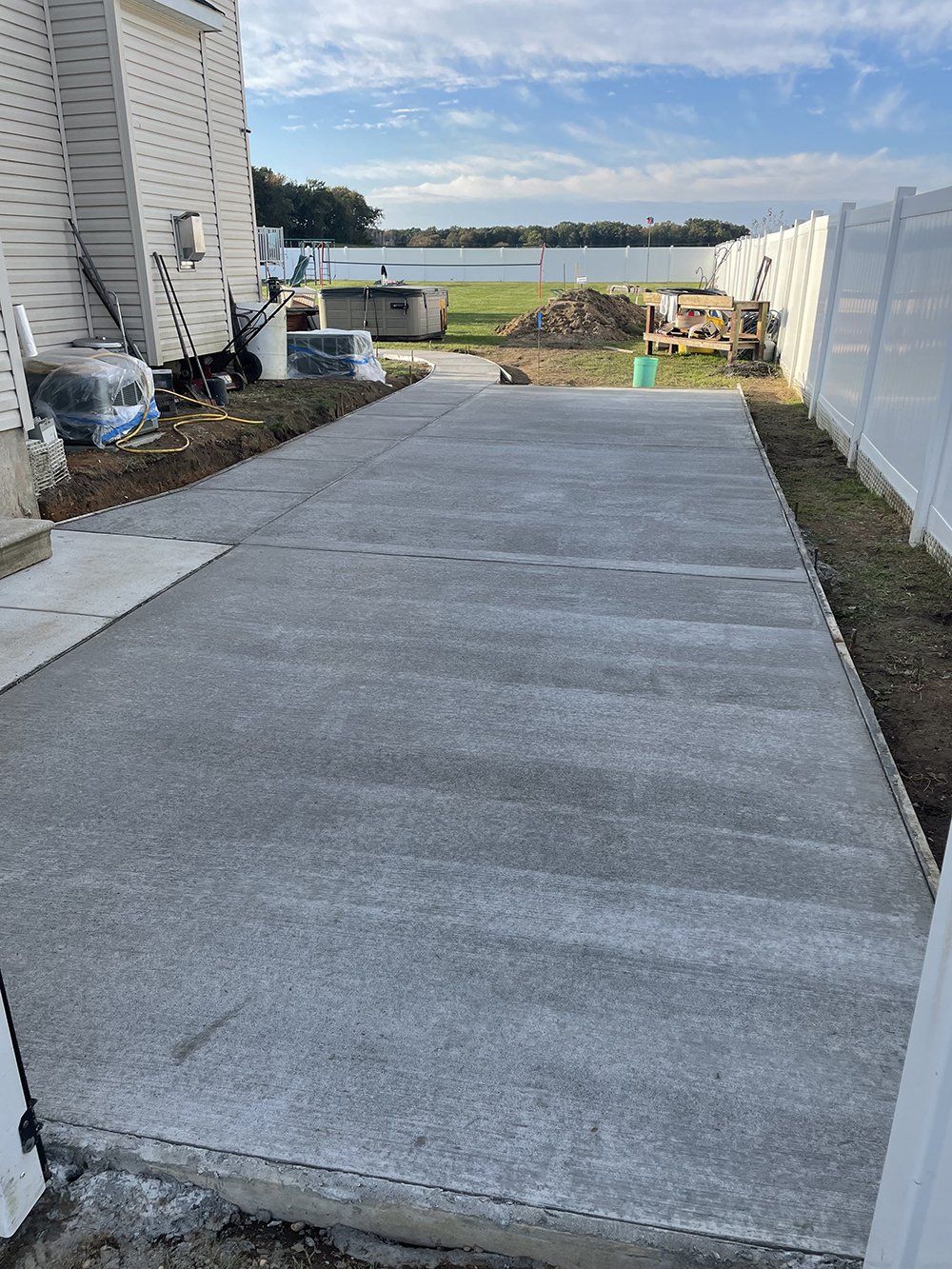 Concrete installation services