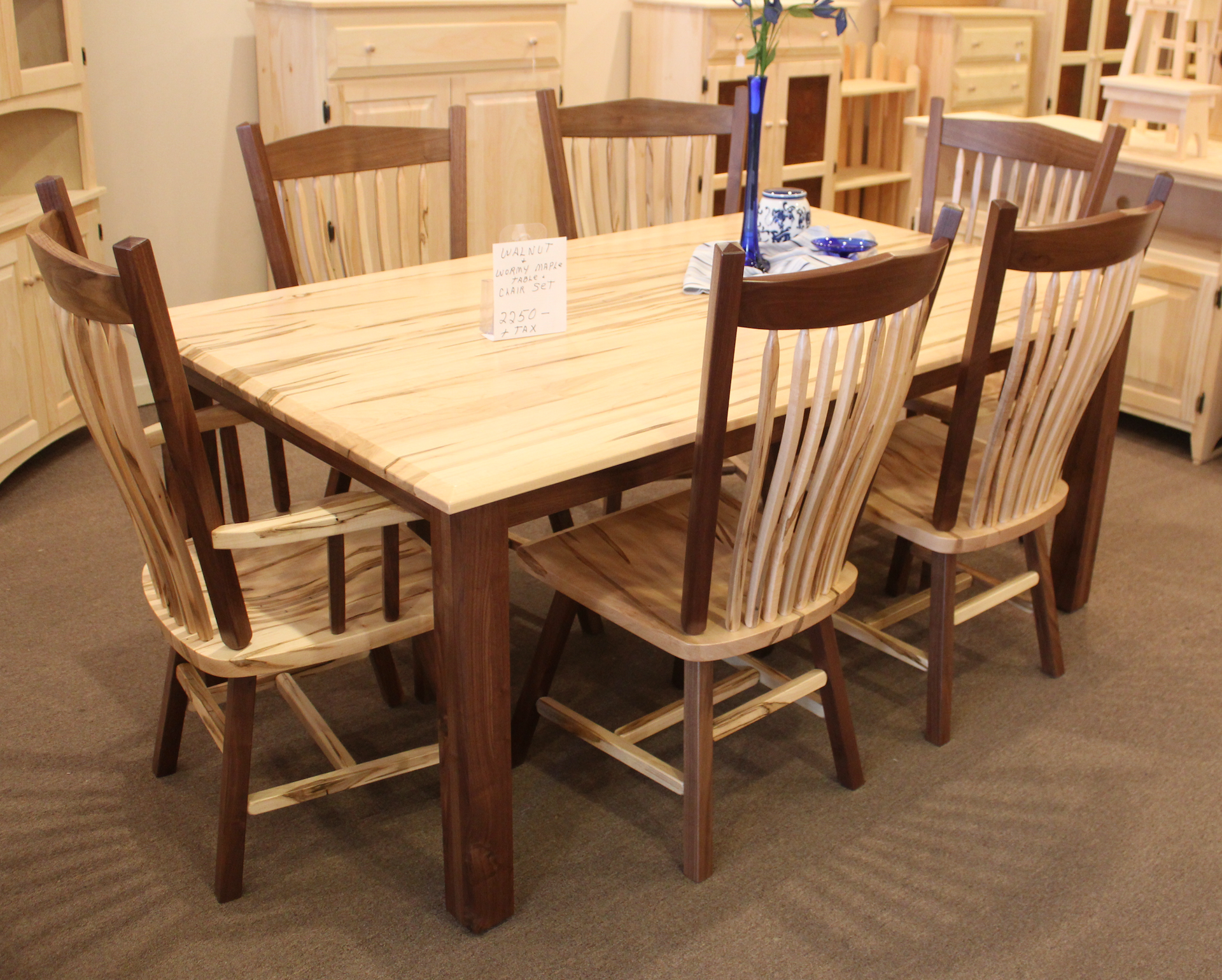 Walnut & Wormy Maple Table1