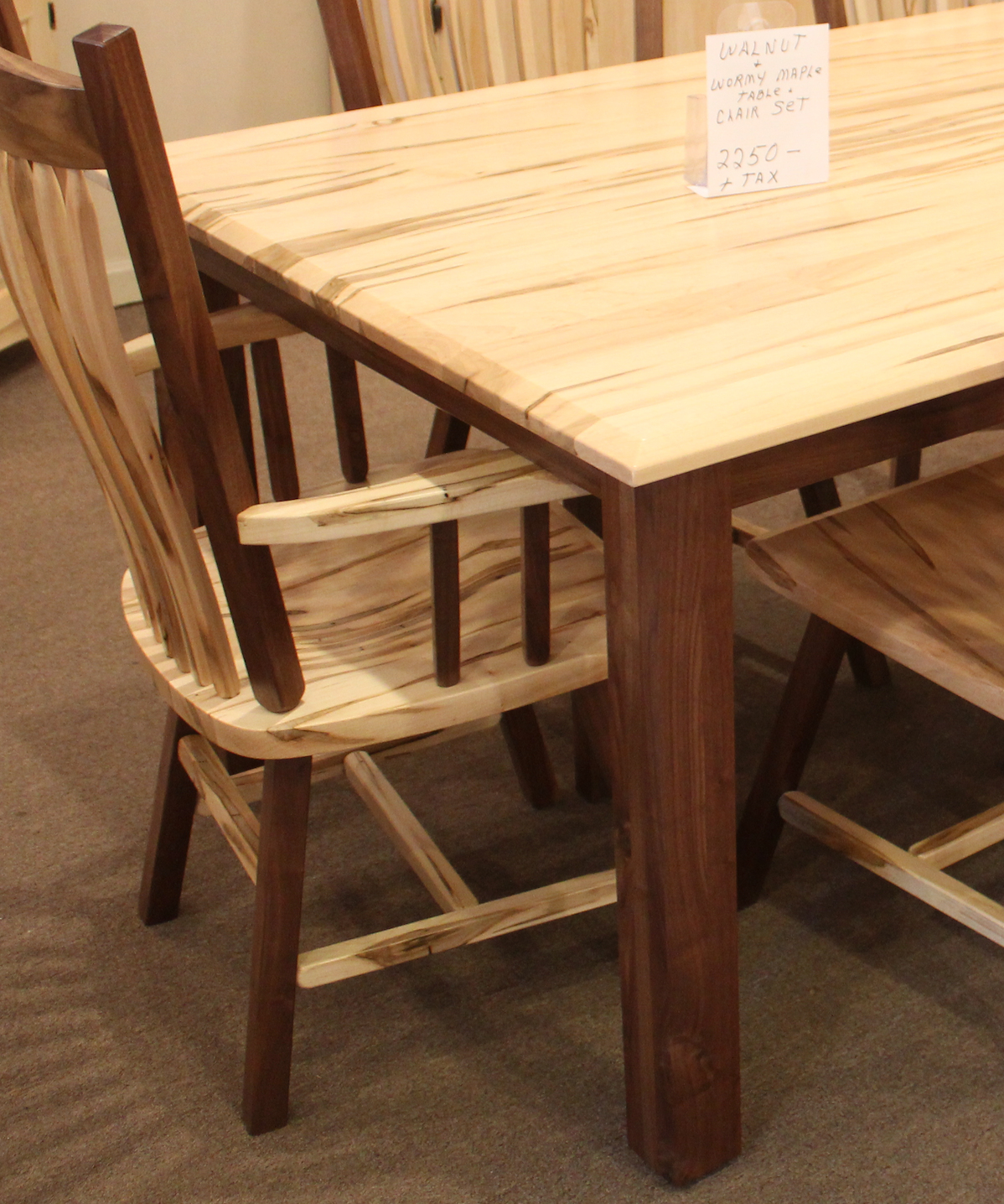 Walnut & Wormy Maple Table2