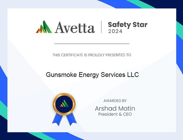 Avetta Certificate Safety Star 2024