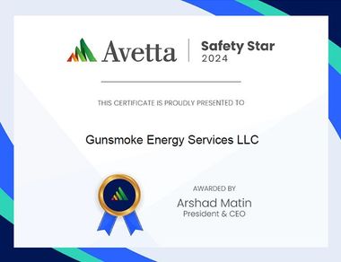 Avetta Certificate Safety Star 2024