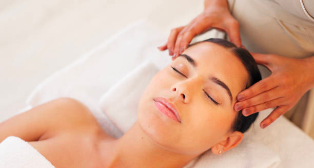 Relaxing facial treatment Relaxing facial treatment