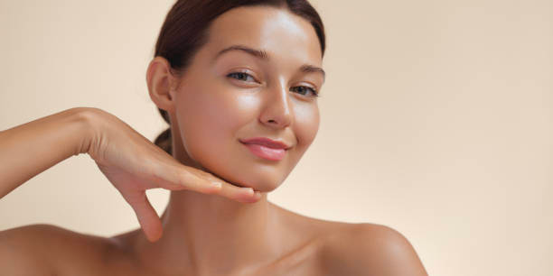 Radiant skin, glowing with health Radiant skin, glowing with health