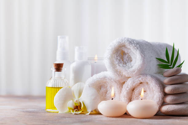 Professional skincare treatment room at Ooh La Lash and Beauty, ready for a client Professional skincare treatment room at Ooh La Lash and Beauty, ready for a client