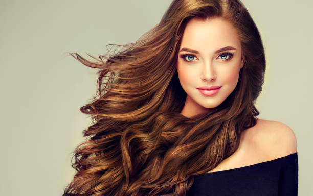 Close-up of healthy, shiny hair treated at Ooh La Lash and Beauty Close-up of healthy, shiny hair treated at Ooh La Lash and Beauty